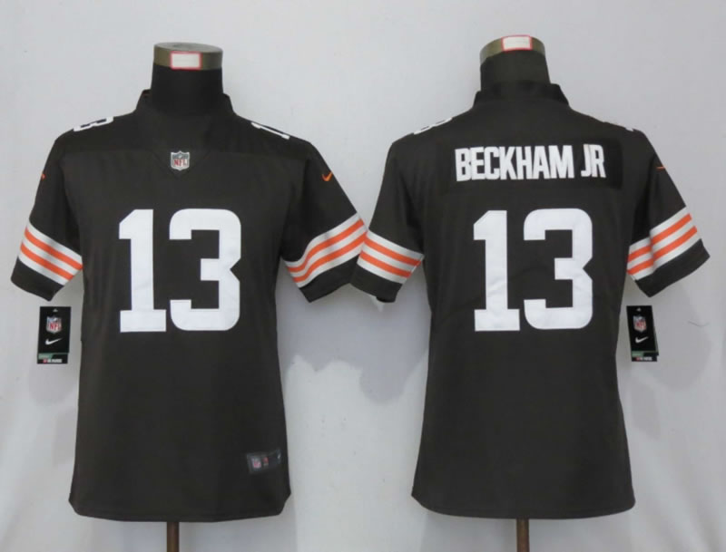 Women Nike Cleveland Browns 13 Beckham jr Brown Vapor Limited Jersey,We sell and wholesale Women Nike Cleveland Browns 13 Beckham jr Brown Vapor Limited Jersey on line form chian!